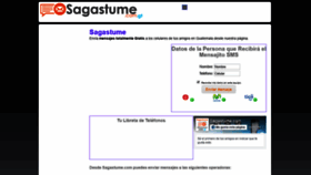 What Sagastume.com website looked like in 2020 (4 years ago)