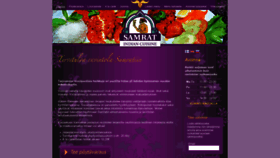 What Samrat.fi website looked like in 2020 (4 years ago)