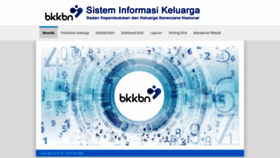 What Siga.bkkbn.go.id website looked like in 2020 (4 years ago)