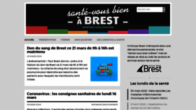 What Sante-brest.net website looked like in 2020 (4 years ago)
