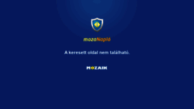 What Szignum.mozanaplo.hu website looked like in 2020 (4 years ago)