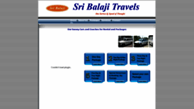 What Sribalajitravels.co.in website looked like in 2020 (4 years ago)