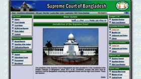 What Supremecourt.gov.bd website looked like in 2020 (4 years ago)