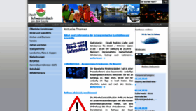 What Schwarzenbach-saale.de website looked like in 2020 (4 years ago)