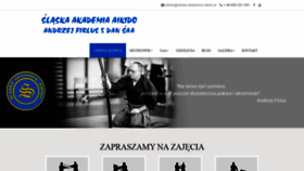 What Slaska-akademia-aikido.pl website looked like in 2020 (4 years ago)