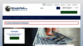 What Stlucieclerk.com website looked like in 2020 (4 years ago)