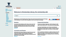 What Scholarshiplibrary.com website looked like in 2020 (4 years ago)