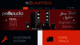 What Soundtech.in website looked like in 2020 (4 years ago)