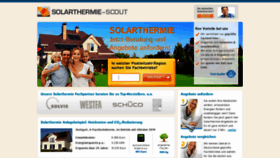 What Solarthermie-scout.de website looked like in 2020 (4 years ago)
