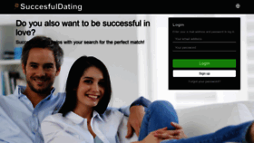 What Succesfuldating.com website looked like in 2020 (5 years ago)