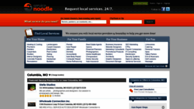 What Servicenoodle.com website looked like in 2020 (4 years ago)