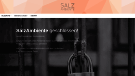What Salzambiente.de website looked like in 2020 (4 years ago)