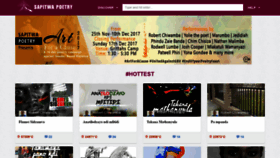 What Sapitwapoetry.com website looked like in 2020 (4 years ago)