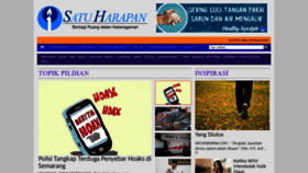 What Satuharapan.com website looked like in 2020 (4 years ago)