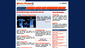 What Sportytrader.nl website looked like in 2020 (4 years ago)