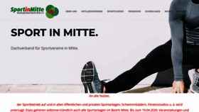 What Sportinmitte.de website looked like in 2020 (4 years ago)