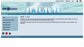What Seoranks.org website looked like in 2020 (4 years ago)