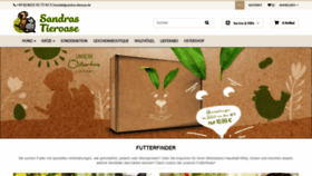 What Sandras-tieroase.de website looked like in 2020 (4 years ago)