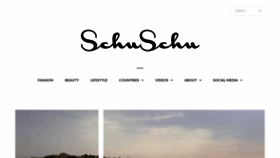 What Schuschublog.com website looked like in 2020 (4 years ago)