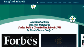 What Sangford.org website looked like in 2020 (4 years ago)
