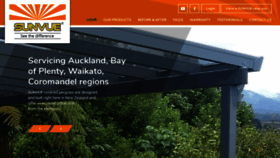 What Sunvue.co.nz website looked like in 2020 (4 years ago)