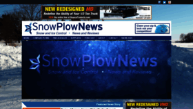 What Snowplownews.com website looked like in 2020 (4 years ago)
