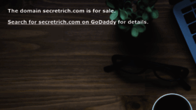 What Secretrich.com website looked like in 2020 (4 years ago)