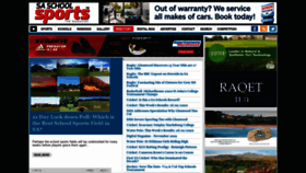 What Saschoolsports.co.za website looked like in 2020 (4 years ago)