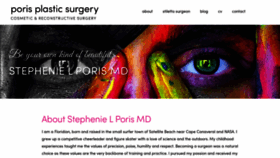 What Stilettosurgery.com website looked like in 2020 (4 years ago)