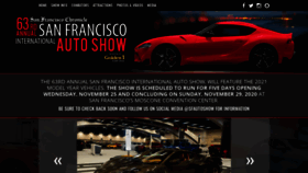 What Sfautoshow.com website looked like in 2020 (4 years ago)