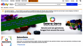 What Selenegems.com website looked like in 2020 (4 years ago)