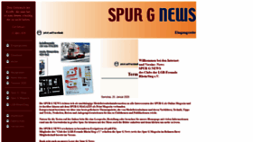 What Spur-g-news.de website looked like in 2020 (4 years ago)