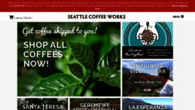 What Seattlecoffeeworks.com website looked like in 2020 (4 years ago)