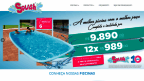 What Splashpiscinas.com.br website looked like in 2020 (4 years ago)