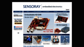 What Sensoray.com website looked like in 2020 (4 years ago)