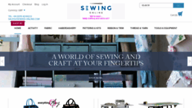 What Sewing-online.com website looked like in 2020 (4 years ago)