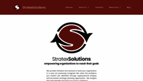 What Stratex.solutions website looked like in 2020 (4 years ago)