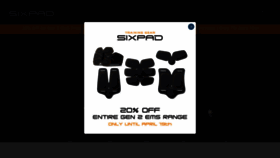 What Sixpad.uk website looked like in 2020 (4 years ago)