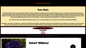 What Sattamatka.buzz website looked like in 2020 (4 years ago)
