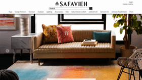 What Safavieh.com website looked like in 2020 (4 years ago)