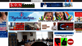 What Sonkocaeli.com website looked like in 2020 (4 years ago)
