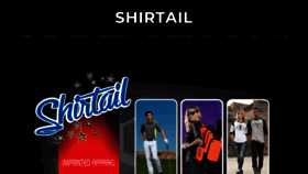 What Shirtail.com website looked like in 2020 (4 years ago)