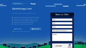 What Sparkology.com website looked like in 2020 (4 years ago)