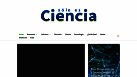What Soloesciencia.com website looked like in 2020 (4 years ago)