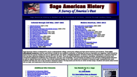 What Sageamericanhistory.net website looked like in 2020 (4 years ago)