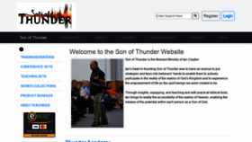 What Sonofthunder.org website looked like in 2020 (4 years ago)