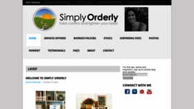 What Simplyorderly.com website looked like in 2020 (4 years ago)