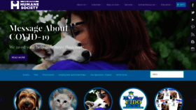 What Sahumane.org website looked like in 2020 (4 years ago)
