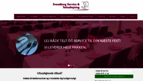 What Svendborgservice.dk website looked like in 2020 (4 years ago)