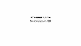 What Synernet.com website looked like in 2020 (4 years ago)